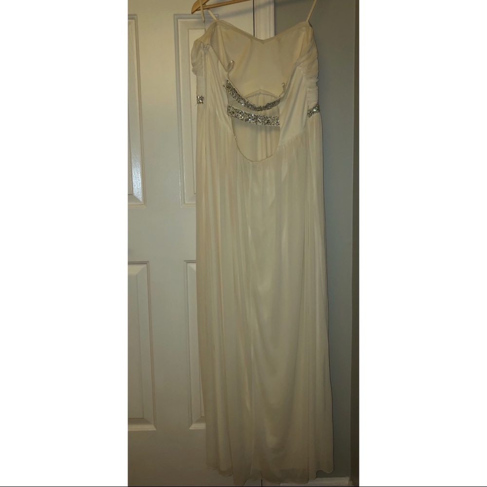 Strapless Rhinestone Dress - Picture 2 of 4
